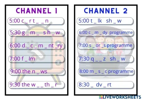 TV programs