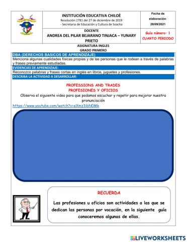 Professions and trades