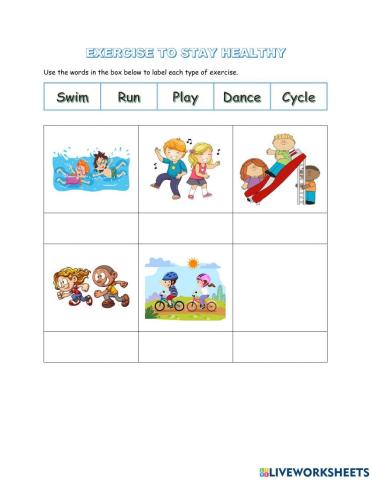 Exercise to stay healthy