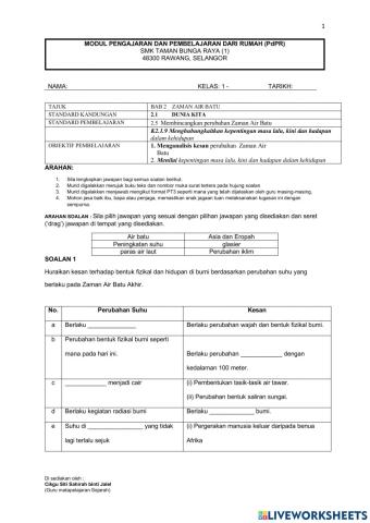 2.5 Perubahan Zaman Air Batu Akhir