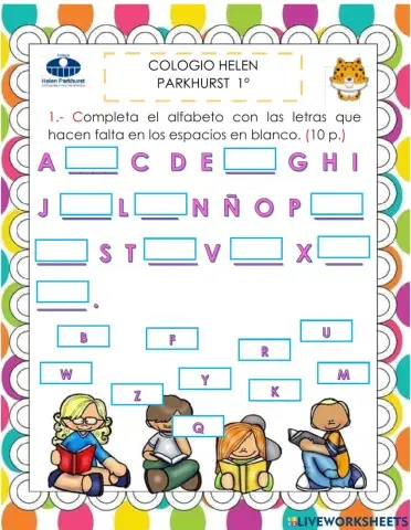 Grado: 1°  Evaluación Parcial -Español-