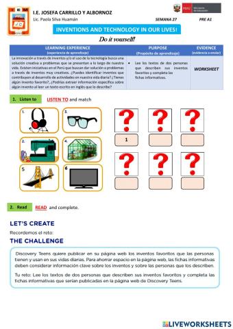 Do it yourself! Technology