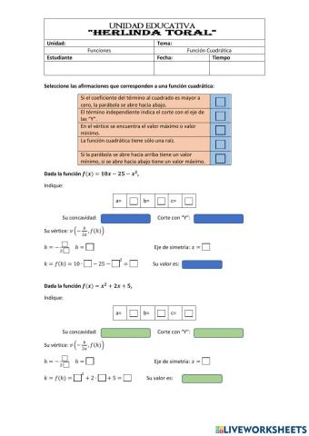 Función cuadrática