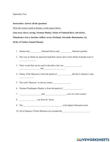 Common Heritage in Jamaica