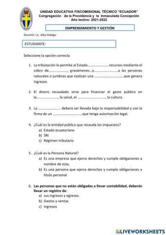 Normas tributarias para llevar contabilidad