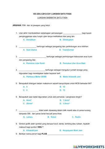 Latihan Lukisan Skematik