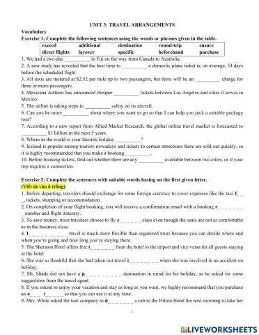 Revision 1 Unit 3 vocab & gram - DLKSCB5