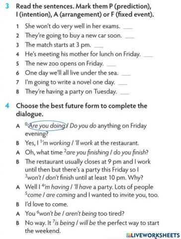 Think 2 - unit 7 - grammar - future forms