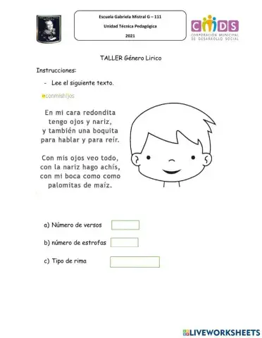 Taller de rima-figura literarias