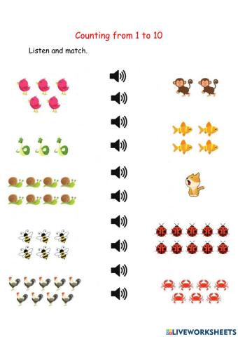 Counting 1 - 10