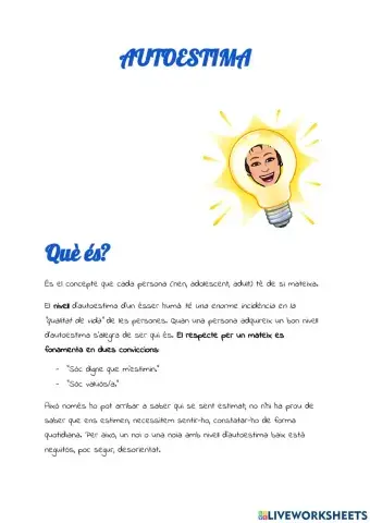 Autoestima