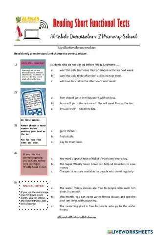 Read Short Functional Shorts