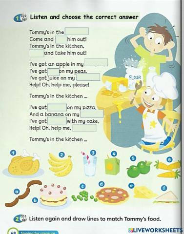 Lunchtime-tommy's in the kitchen