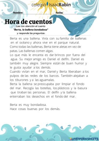 La ballena berta