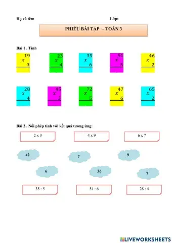 Bài tập toán 3. tuần 5