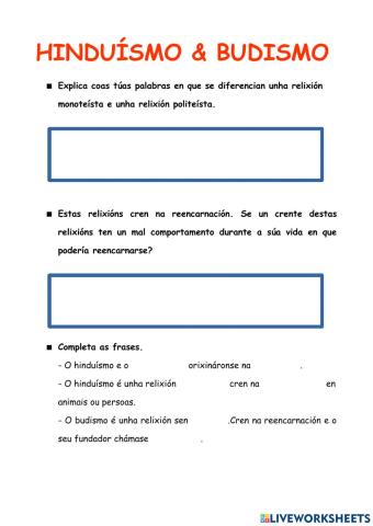 Hinduísmo e Budismo