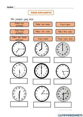 Masa dan Waktu