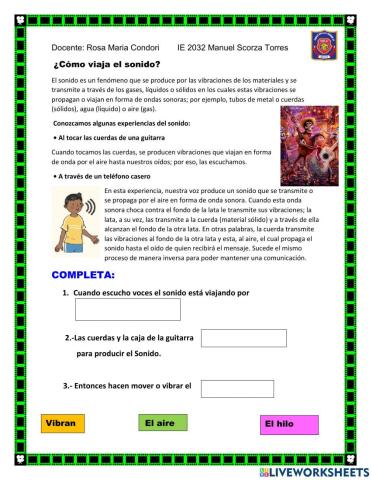 ¿Cómo viaja el sonido?