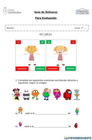 Guía Objetivos Nivel 1