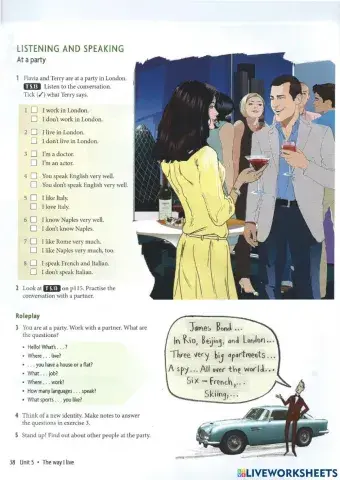 Unit 5: the way i live (page 38)