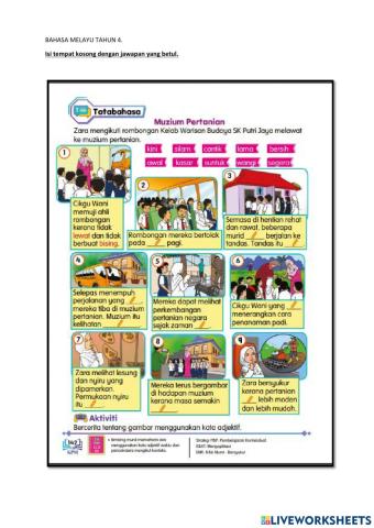 Kata adjektif tahun 4