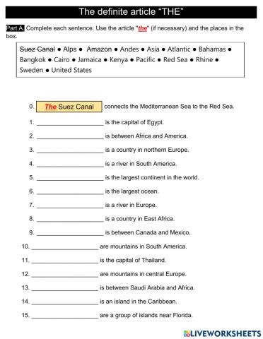 Definite Article -THE-