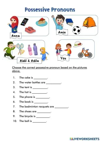 Possessive pronouns