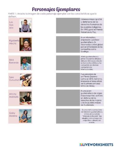 Personajes importantes de Guatemala