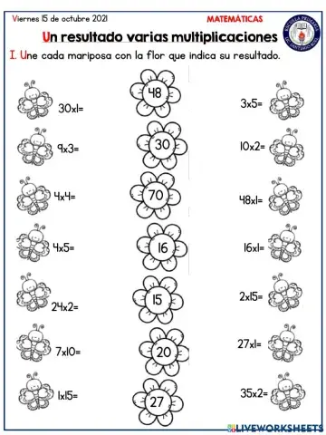 Multiplicaciones fáciles y con el mismo resultado