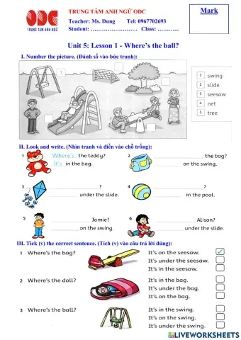 Family and friends 1 unit 5