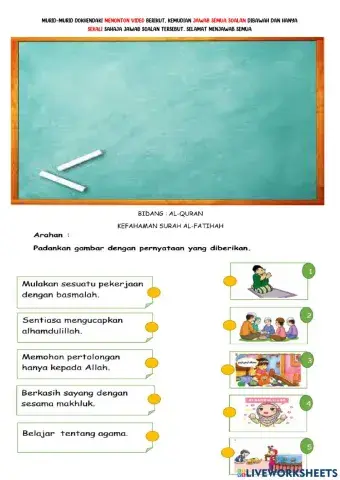 Kefahaman surah al fatihah