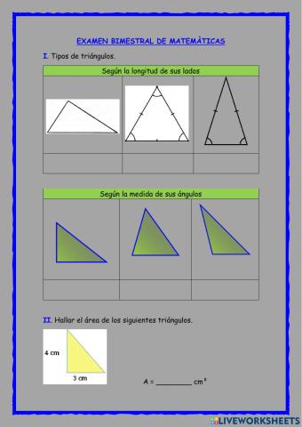 Evaluación matemáticas