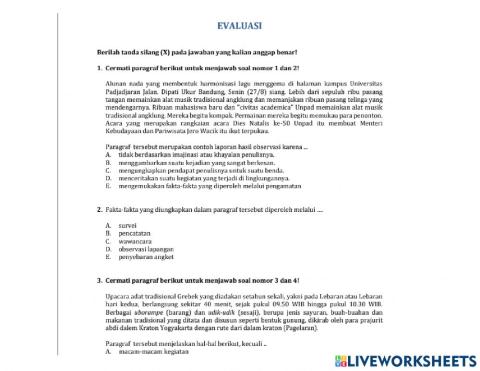 Laporan Hasil Observasi