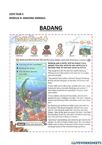 Badang the brave