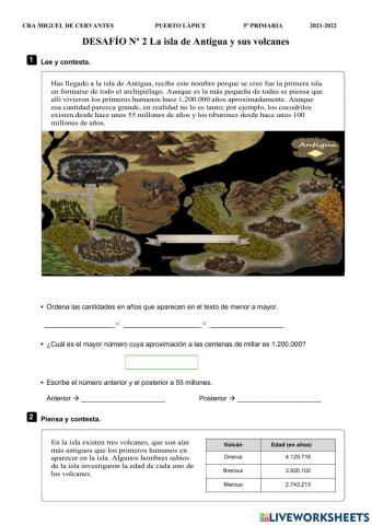 Desafio nº 2. Números hasta 9 cifras