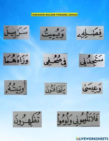 Bacaan panjang iqra 3