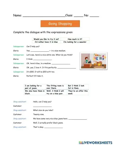 Shopping Conversation