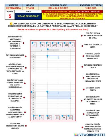 Hojas de Google P-2