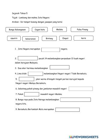 Lambang dan makna pada Jata Negara