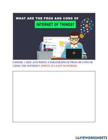 Writing - internet - pros and cons