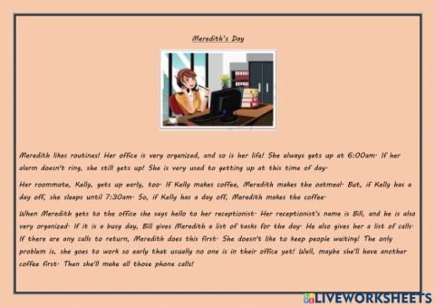 Cause and Effect Worksheet