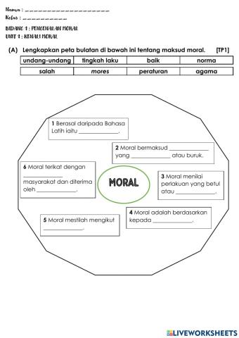 PMT1-Unit 1: Kenali Moral