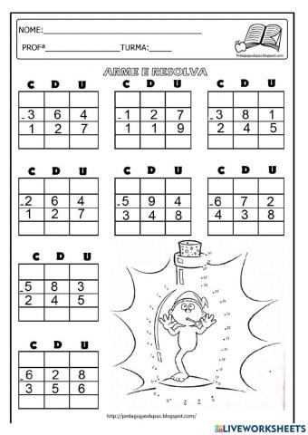 Subtração com recurso