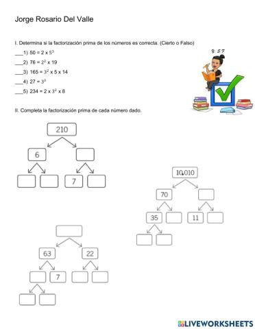 Factorización Prima