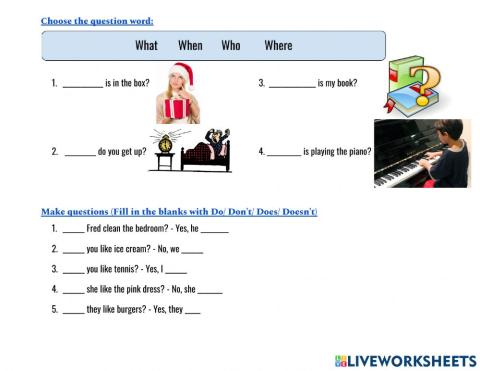Grammar Do-Does & Wh - questions