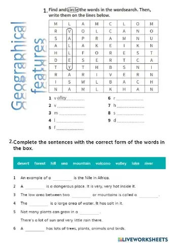 Prepare 3-Unit 2-Geographical features