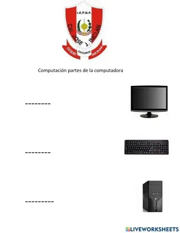 Partes de la computadora