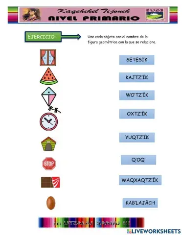 Figuras geometricas en kaqchikel