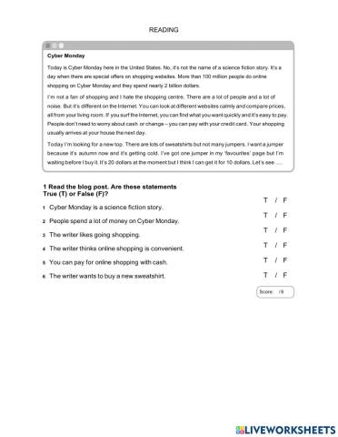 Teens 26-1b writing test