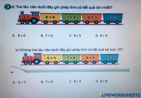 Bài 10. Luyện tập chung - BT3 - 38
